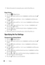 Page 292290Faxing
7Reboot the printer by turning the power switch off and then on.
Ringer Volume
1Press the  (Menu) button.
2Press the   button until System is highlighted, and then press the   
button.
3Press the   button until Admin Menu is highlighted, and then press 
the  button.
4Press the   button until Fax Settings is highlighted, and then press 
the  button.
5Press the   button until Ring Tone Volume is highlighted, and 
then press the   button.
6Press the  button until the desired volume is highlighted,...