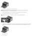 Page 31Place  the toner cartridge assembly on a  flat, clean surface.
4 .  Locate  the glass printhead lens, which is located  within  the recessed area in the top of the printer.
5 .  Gently  wipe the printhead lens  with a  clean, dry,  lint-free cloth.
6 .  Install the toner cartridge assembly into the printer by aligning  the blue arrows on the guides  of the toner cartridge
assembly with the blue arrows on the tracks in the printer and  pushing  the toner cartridge assembly in as far as it
will go.
7 ....