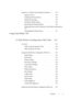 Page 7FILE LOCATION:  C:\Users\fxstdpc-
admin\Desktop\30_UG??\Mioga_SFP_UG_FM\Mioga_SFP_UG_FM\Mioga-
SFP-UGTOC.fm
Contents
5
Operation on SUSE Linux Enterprise Desktop 11 . .  134
Setup Overview
. . . . . . . . . . . . . . . . .  134
Installing the Printer Driver
 . . . . . . . . . . .  134
Setting Up the Queue
 . . . . . . . . . . . . . .  134
Setting the Default Queue
. . . . . . . . . . . .  136
Specifying the Printing Options
. . . . . . . . .  136
Setting the Password for Authority as the Printer...