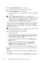 Page 132130Installing Printer Drivers on the Windows Computers
FILE LOCATION:  C:\Users\fxstdpc-
admin\Desktop\30_UG??\Mioga_AIO_UG_FM\Mioga_AIO_UG_FM\section10.fm
DELL CONFIDENTIAL – PRELIMINARY 9/13/10 - FOR PROOF ONLY
2Select Network Installation, and then click Next.
3Select the model name of your printer, and then click Next.
4Select Remote Installation, and then click Next.
aEnter the computer name, user ID, and password, and then click Add.
bClick Next.
 NOTE: Windows Security Alert may appear on Windows...