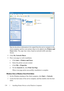 Page 136134Installing Printer Drivers on the Windows Computers
FILE LOCATION:  C:\Users\fxstdpc-
admin\Desktop\30_UG??\Mioga_AIO_UG_FM\Mioga_AIO_UG_FM\section10.fm
DELL CONFIDENTIAL – PRELIMINARY 9/13/10 - FOR PROOF ONLY
Wait for the driver information to be copied from the server computer to the 
client computer, and for a new printer object to be added to the 
Printers and 
Faxes 
folder. The copy time varies, based on network traffic and other 
factors.
4Close My Network Places.
5Print a test page to verify...