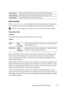 Page 503Understanding the Printer Menus501
System Settings
Use System Settings to configure the power saving mode, warning tones, 
time-out duration, device display language, and job log auto print settings. 
 NOTE: Values marked by an asterisk (*) are the factory default menu settings.
Power Saver Timer
Purpose:
To specify the time for transition to power saver mode.
Va l u e s :
Enter 3 to put the printer in power saver mode 3 minutes after it finishes a job. 
This uses much less energy, but requires more...