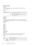 Page 504502Understanding the Printer Menus
Power Saver Wake Up
Purpose:
To specify whether to wake up from the Sleep or Deep Sleep mode when 
OnHook is set to Off.
Va l u e s :
Auto Reset
Purpose:
To automatically reset the settings for COPY, SCAN, or FAX to the default 
settings and return to the standby mode after you do not specify any settings for 
the specified time.
Va l u e s :
Fault Time-out
Purpose:
To specify the amount of time the printer waits before canceling a job that stops 
abnormally. The print...