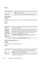 Page 248246Dell Printer Configuration Web Tool
Va l u e s :
Dell ColorTrack
Purpose:
To specify which users have access to color printing and to limit print volume 
per user.
Va l u e s :
Edit Print User Registration - List
Purpose:
To edit the print meter setting for each user.
Va l u e s :
Printer Page CountDisplays the total number of pages printed since the printer was 
shipped from the factory.
Paper UsedDisplays the number of pages printed for each paper size.
ColorTrack 
ModeSets whether to enable the...