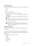 Page 303Printing301
Supported File Formats
Files in the following file formats can be printed directly from a USB memory.
•PDF
• TIFF
•JPEG
To print a file in a USB memory:
1
Insert a USB memory to the USB port of the printer.
2Ensure that Print from USB Memory is highlighted, and then press the 
 (Set) button.
3Press   button until the desired file is highlighted, and then press the   
(
Set) button.
 NOTE: Only the following characters are displayed on the operator panel:
A B C D E F G H I J K L M N O P Q R S...