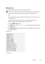 Page 319Copying317
FILE LOCATION:  C:\Users\fxstdpc-
admin\Desktop\30_UG??\Mioga_AIO_UG_FM\Mioga_AIO_UG_FM\section18.fm
DELL CONFIDENTIAL – PRELIMINARY 9/13/10 - FOR PROOF ONLY
SSF Paper Size
To select the default paper size of the single sheet feeder:
 NOTE: This setting is only available when the SSF is selected for the paper tray. 
1Load the document(s) facing up with top edge in first into the ADF.
OR
Place a single document facing down on the document glass, and close the 
document cover.
For details about...