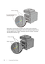 Page 9896Connecting Your Printer
If the phone communication is serial in your country (such as Germany, 
Sweden, Denmark, Austria, Belgium, Italy, France and Switzerland), and that 
you are supplied with a Yellow terminator, insert the Yellow terminator 
into the phone connector ( ).
Phone connector
Yellow terminator
 