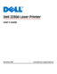 Page 1Dell 2230d Laser Printer
Users Guide
November 2008 www.dell.com | support.dell.com
 