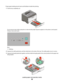 Page 56Proper paper loading prevents jams and facilitates trouble-free printing.
1Pull the tray completely out.
Do not remove trays while a job prints or when the Busy light sequence appears on the printer control panel.
Doing so may cause a jam.
Busy
 - Blinking
2Squeeze the width guide tabs, and then slide them to the sides of the tray. The width guides move in unison.
3Squeeze the length guide tabs together, and then slide the length guide to the correct position for the paper size
being loaded.
Loading...