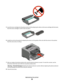 Page 935Insert the toner cartridge into the photoconductor kit by aligning the rollers on the toner cartridge with the tracks.
Push the toner cartridge in until it clicks into place.
6Install the unit into the printer by aligning the arrows on the guides of the unit with the arrows in the printer.
Push the unit as far as it will go.
7After you replace the photoconductor kit, reset the photoconductor counter. To reset the counter, see the
instruction sheet that came with the new photoconductor kit....