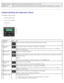 Page 13Understanding the Operator Panel
The  operator  panel contains:
Power indicator  light
Two-line  LCD  display
Six buttons
21Locking device Security lock that  provides  physical security to  your  printer.
22 Rear exit Door allows  print  jobs  to  exit  the printer flat, such as those  printed on transparencies or cardstock.
 Use the Icon To
1 Display
View the number of copies to  be printed as well as error codes.
2 Left arrow
button
Scroll through menus, submenus, or settings on the display.
Move to...