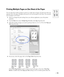 Page 114113
Printing Multiple Pages on One Sheet of the Paper
You can select the number of pages to print on a single sheet of paper. To print more than one 
page per sheet, the pages will appear decreased in size and arranged on the sheet. You can print 
up to 16 pages on one sheet.
1When you change the print settings from your software application, access the printer 
properties. 
2Fr o m the Basic tab, choose Multiple Pages Per Side on the Ty p e drop-down list. 
3Select the number of pages you want to print...