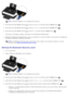 Page 49NOTE:
  to  scroll to  BLUETOOTH,  and  then  press  the  Select button .
4 .  Use  the left  and  right   Arrow buttons 
  to  scroll to   Discovery,  and  then  press  the  Select button .
5 .  Use  the left  and  right   Arrow buttons 
  to  scroll to   On,  and  then  press  the  Select button .
The  printer is now ready  to  accept  a  connection  from  a  Bluetooth-enabled  device.
6 .  Configure  the Bluetooth-enabled  device to  set  up  a  connection  to  the printer. Refer to  the instructions...