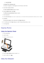 Page 79c. Click  Dell  V305.
In Windows® XP or Windows 2000:
Click   Start ® Programs  or All Programs ® Dell  Printers ® Dell  V305 .
5 .  Select  Dell  Imaging Toolbox .
The   Dell  Imaging Toolbox  dialog  box opens.
6 .  From the  Home screen, click   Copy.
The   What are you scanning ?  dialog  box opens.
7 .  Select  Document .
8 .  Click   Custom Settings  if you want  to  adjust  how your  document will be scanned before creating a  copy  or copies.
9 .  Click   Start .
The  document appears in the...