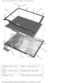 Page 128Display, Display Assembly, Display Latch, and Hinge Covers: Dell Inspiro\
n 4150 
 
1 rubber screw covers 
(4) 5
M2 x 4-mm screws (5)
2 M2.5 x 5-mm screws 
(4) 6
display-feed flex cable
3 display bezel 7flex-cable retention bracket
file:///F|/Service%20Manuals/Dell/Inspiron/4150/display.htm (5 of 13) \
[2/28/2004 7:29:44 AM] 