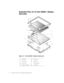 Page 2214 Dell Inspiron 7500 — Removing and Replacing Parts
Exploded View of 15-Inch SXGA+ Display 
Assembly
Figure 12.  15-Inch SXGA+ Display Components 
1LCD panel
5Back cover
2CCFL cable
6Hinges (2)
3Carrier tray
7Inverter board
4Display locking tab
8Front bezel 