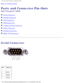 Page 54Ports and Connector Pin-Outs : Dell Inspiron 8000 
Back to Contents Page 
Ports and Connector Pin-Outs 
Dell™ Inspiron™ 8000 
  Serial Connector
  Parallel Connector
  PS/2 Connector
  USB Connectors
  S-Video TV-Out Connector
  Video Connector
  Docking Connector 
  IEEE-1394 Connector
Serial Connector
 
Pin Signal
1 DCD
2 RXDA
3 TXDA
file:///F|/Service%20Manuals/Dell/Inspiron/8000/pinouts.htm (1 of 10) \
[2/28/2004 7:32:51 AM] 