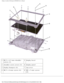 Page 42Display Assembly: Dell Inspiron 8500/8600 Service Manual
 
1 M2.5 x 4.5-mm shoulder 
screws (2) 5
display bezel
2 shoulder screw covers (2)  6display panel
3 display bumpers (6) 7top cover
4 M2.5 x 6-mm screws (6) 8M2 x 3-mm screws 
(9)
file:///F|/Service%20Manuals/Dell/Inspiron/85-8600/display.htm (4 of 8)\
 [2/28/2004 6:32:41 AM] 