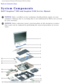 Page 23System Components: Dell Inspiron XPS and Inspiron 9100 Service Manual
Back to Contents Page 
System Components 
Dell™ Inspiron™ XPS and Inspiron 9100 Service Manual
NOTICE: Only a certified service technician should perform repairs on your 
computer. Damage due to servicing that is not authorized by Dell is not \
covered 
by your warranty. 
NOTICE: Unless otherwise noted, each procedure in this document assumes 
that a part can be replaced by performing the removal procedure in rever\
se 
order....