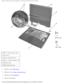 Page 30Display Assembly, Display Latch, and Hinge Covers: Dell Latitude C610/C5\
10 Service Manual
 
1 M2 x 3-mm screws (4)
2 top cover
3 center control cover
4 M2.5 x 5-mm screws (5)
5 bottom case
6 EMI shield bracket
1.  Remove the 
hard drive. 
2.  Remove the 
center control cover. 
3.  Remove the 
keyboard. 
4.  Close the display. 
file:///F|/Service%20Manuals/Dell/Latitude/c510-610/display.htm (2 of 1\
2) [2/28/2004 7:55:49 AM] 