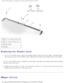 Page 37Display Assembly, Display Latch, and Hinge Covers: Dell Latitude C610/C5\
10 Service Manual
 
1 M1.7 x 3.5-mm screws (2)
2 M2.5 x 5-mm screws (2)
3 display latch
4 bracket
Replacing the Display Latch 
1.  On 14.1-inch XGA panels, place the display latch on top of its screw holes, and then place 
the bracket on top of the display latch, aligning the bracket and displa\
y latch screw holes. 
On 14.1-inch SXGA+ panels, align the screw holes and place the display latch and attached 
bracket in the top...