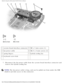 Page 53Hybrid Cooling Fan: Dell Latitude C610/C510 Service Manual
 
1 system-board interface connector 5M2 x 3-mm screw (1)
2 fan power cable 6M2.5 x 5-mm screws (2)
3 spring fingers 7hybrid cooling fan
4 keyboard screw hole   
7.  Disconnect the fan power cable from the system-board interface connector\
 and  remove the hybrid cooling fan. 
NOTE: The fan power cable is long, and can be pulled out from under the EMI 
shield to provide access to the connector....