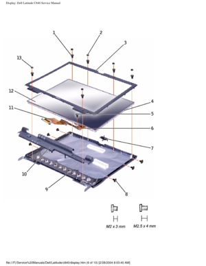 Page 33Display: Dell Latitude C840 Service Manual
 
file:///F|/Service%20Manuals/Dell/Latitude/c840/display.htm (6 of 10) \
[2/28/2004 8:03:40 AM] 