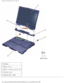 Page 29Display: Dell Latitude C840 Service Manual
 
1 display 
2 hinge cover
3 M2.5 x 6-mm screws (3)
4 bottom case
5 display flex cable
file:///F|/Service%20Manuals/Dell/Latitude/c840/display.htm (2 of 10) \
[2/28/2004 8:03:40 AM] 