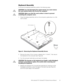 Page 23Dell Latitude CPt C-Series/CPi R-Series Service Manual 15
.H\ERDUG$VVHPEO\
To remove the keyboard assembly, perform the following steps.
&$87,21 7R DYRLG GDPDJLQJ WKH V\VWHP ERDUG \RX PXVW UHPRYH
WKH PDLQ EDWWHU\ EHIRUH \RX VHUYLFH WKH FRPSXWHU
&$87,21 0DNH VXUH WKDW WKH ZRUN VXUIDFH LV FOHDQ WR SUHYHQW
VFUDWFKLQJ WKH FRPSXWHU FRYHU
1. Close the display assembly, and turn the computer upside down on a flat
work surface .
)LJXUH  5HPRYLQJ WKH .H\ERDUG $VVHPEO\ 6FUHZV
2. Remove the seven 10-mm...