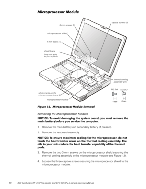 Page 2618 Dell Latitude CPt V/CPt S Series and CPx H/CPx J Series Ser vice Manual
 

	
%%
	
#	

#








1. Remove the main battery and secondary battery (if present).
2. Remove the keyboard assembly.
%








...