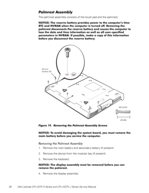 Page 3830 Dell Latitude CPt V/CPt S Series and CPx H/CPx J Series Ser vice Manual
.


The palmrest assembly consists of the touch pad and the palmrest.


)

+-+	.

+










&



-+	.
(






...