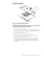 Page 17Dell Latitude CS Portable Computers Service Manual 9
7RS0HPRU\0RGXOH
)LJXUH7RS0HPRU\0RGXOH5HPRYDO
127,&(7RDYRLGGDPDJLQJWKHV\VWHPERDUG\RXPXVWUHPRYHWKH
PDLQEDWWHU\EHIRUH\RXVHUYLFHWKHFRPSXWHU
1. Remove the status indicator panel. 
Use a flat-blade screwdriver to press in on the three tabs that secure the 
status indicator panel to the back panel of the computer (see Figure 9).
2. Remove the keyboard (see Figure 13).
3. Remove the thermal cooling solution (see Figure 18).
4....