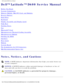 Page 1Dell Latitude D600 Service Manual
Dell™ Latitude™ D600 Service Manual
Before You Begin
System Components
Memory Module, Mini PCI Card, and Modules
Reserve Battery
Hard Drive
Keyboard
Display Assembly and Display Latch
Palm Rest
Docking Doors
Fan
Bluetooth™ Card
Microprocessor Thermal-Cooling Assembly
Microprocessor Module
Flashing the BIOS
Speakers
Base Latch
Modem
System Board
Pin Assignments for I/O Connectors
Mini Recommended Spares List
Notes, Notices, and Cautions 
NOTE: A NOTE indicates important...