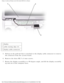 Page 33Display Assembly and Display Latch: Dell Latitude D600 Service Manual
 
1 display
2 cable-routing clips (4)
3 display cable connector
5.  Pull up on the pull-tab that is attached to the display cable connector \
to remove  the connector from the system board. 
6.  Remove the three M2.5 x 6-mm screws. 
7.  Rotate the display assembly to a 90-degree angle, and lift the display a\
ssembly  up and out of the computer base. 
file:///F|/Service%20Manuals/Dell/Latitude/d600/display.htm (3 of 10) \
[2/28/2004...