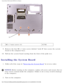 Page 68System Board: Dell Latitude D600 Service Manual
 
1 M2 x 3-mm screws (4) 4270E
9.  Remove the four M2 x 3-mm screws labeled circle B that secure the syst\
em  board to the computer base. 
10.  Pull out the system board starting from the front of the palm rest. 
Installing the System Board 
1.  Follow all of the steps in Removing the System Board in reverse order. 
NOTICE: Before turning on the computer, replace all screws and ensure that no 
stray screws remain inside the computer. Failure to do so may...