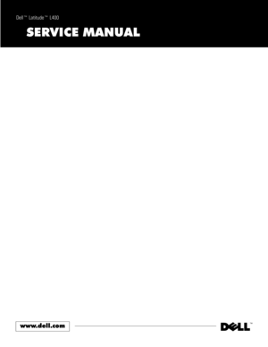 Page 1www.dell.com
Dell™ Latitude™ L400 
SERVICE MANUAL 