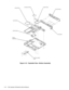 Page 464-10 Dell Latitude LM Systems Service Manual
.
Figure 4-12.  Exploded View—Bottom Assembly   
main boardpower board
audio board
cache boardI/O panel door
I/O bracket
bottom 
assembly
memory module 
cover processor board 