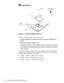 Page 584-22 Dell Latitude LM Systems Service Manual
Memory Module
.
Figure 4-17.  Memory Module Removal
To remove a memory module, follow these steps:
1. Turn the computer over, and remove the two memory-module cover 
screws. 
2. Remove the memory module cover.
Gras
p the two memory-module retainer clips and release the memory mod-
ule. Gentl
y rotate the memory module toward you, and then pull straight up 
on the module, disconnectin
g the module from the connector on the main 
board assembl
y.
To  reinstall...