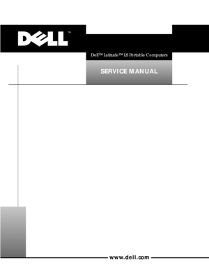 Page 3www.dell.com
™
Dell™ Latitude™ LS Portable Computers 
SERVICE MANUAL 