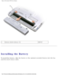 Page 16Battery: Dell Latitude X300 Service Manual 
 
1 battery latch release (2) G0767
Installing the Battery
To install the battery, slide the battery or the optional extended batte\
ry into the bay 
until the latch release clicks.
file:///F|/Service%20Manuals/Dell/Latitude/x300/battery.htm (2 of 3) [\
2/28/2004 8:26:26 AM] 