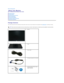 Page 2Back to Contents Page    
About Your Monitor   
 
   Package Contents    
   Product Features    
   Identifying Parts and Controls    
   Monitor Specifications    
   Plug and Play Capability    
   LCD Monitor Quality & Pixel Policy    
   Maintenance Guidelines    
Package Contents    
Your monitor ships with all the components shown below. Ensure that you have received all the components and  Contact Dell™  if anything is missing.   
   
      NOTE:  Some items may be optional and may not ship with...
