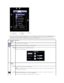 Page 20 
2. Press the  -  and + buttons to move between the function icons. As you move from one icon to another, the function name is highlighted to reflect the 
function or group of functions (sub - menus) represented by that icon. See the table below for a complete list of all the functions available for the monitor.   
3. Press the MENU button once to activate the highlighted function. Press  - /+ to select the desired parameter, press menu to enter the slidebar   
then use the  -  and + buttons, according...