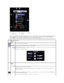 Page 28 
2. Press the  -  and + buttons to move between the function icons. As you move from one icon to another, the function name is highlighted to reflect the 
function or group of functions (sub - menus) represented by that icon. See the table below for a complete list of all the functions available for the monitor.   
3. Press the  MENU  button once to activate the highlighted function. Press  - /+ to select the desired parameter, press menu to enter the slidebar   
then use the  -  and + buttons,...