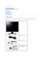 Page 2Back to Contents Page    
    
 
 
   Package Contents  
   Product Features  
   Identifying Parts and Controls  
   Monitor Specifications  
   Plug and Play Capability  
   LCD Monitor Quality & Pixel Policy  
   Maintenance Guidelines  
Package Contents    
Your monitor ships with the components shown below. Ensure that you have received all the components and  contact Dell  if something is missing.  
      NOTE:  Some items may be optional and may not ship with your Monitor. Some features or media...