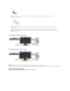 Page 28 
2. Connect either the white (digital DVI - D) or the blue (analog VGA) display connector cable to the corresponding video port on the back of your 
computer. Do not use both cables on the same computer. Use both the cables only when they are connected to two different computers with 
appropriate video systems.   
 
Connecting the Blue VGA Cable  
 
   
Connecting the white DVI cable  
 
   
Removing the Stand Base   NOTE: If your computer supports a white DVI connector, connect the white DVI cable...