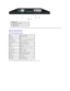 Page 5  Bottom View  
Label Description
1 AC power cord connector
2 DVI connector
3 VGA connector
Monitor Specifications  
Flat Panel Specifications  
*[E1911 ] color gamut (typical) is based on CIE1976  (80% ) and CIE1931 (72%) test standards.   Model   Dell E1911 monitor   
Screen type   Active matrix  -  TFT LCD  
Panel type   TN  
Screen dimensions   19 inches (19 - inch viewable image size)  
Preset display area   408.24 (H) X 255.15 (V)  
Horizontal   408.24 mm (16.08 inches)  
Vertical   255.15 mm...