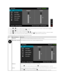 Page 15The table below provides a list of all the OSD menu options and their functions.   
 
2.  
Press the   and   buttons to toggle between options in the Menu. As you move from one icon to another, the option name is highlighted.   
3.  
To select the highlighted item on the menu press the   button again.   
4.  
Press the   and   buttons to select the desired parameter.   
5.  
Press the   button to enter the slide bar and then use the   or   buttons, according to the indicators on the menu, to make your...