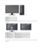 Page 4         
   
Back View  1.    Shortcut Key 1  
2.    Shortcut Key 2   
3. OSD Menu
4. Exit 
5. Power On/Off 
   
   
Side View  Label Description Use
1    Regulatory rating label    List the regulatory approvals.
2    Barcode serial number label    Refer to this label if you need to contact Dell for technical support.  
3 VESA mounting holes (100 mm)  T o mount the monitor.
4 Security lock slot  Use a security lock with the slot to help secure your monitor.  
5 Dell soundbar mounting brackets To attach...