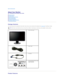 Page 2Back to Contents Page    
    
 
 
   Package Contents  
   Product Features  
   Identifying Parts and Controls  
   Monitor Specifications  
   Plug and Play Capability  
   LCD Monitor Quality & Pixel Policy  
   Maintenance Guidelines  
Package Contents    
Your monitor ships with the components shown below. Ensure that you have received all the components and  contact Dell  if something is missing.  
   
Product Features    NOTE:  Some items may be optional and may not ship with your Monitor. Some...