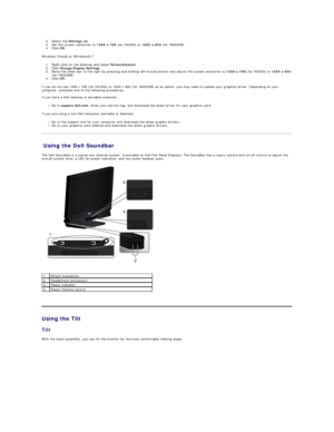 Page 312. Select the  Settings  tab.   
3. Set the screen resolution to  1366 x 768  (for IN1930) or  1600 x 900  (for IN2030M).   
4. Click  OK .   
Windows Vista ®  or Windows ®  7:  
1. Right - click on the desktop and select  Personalization .   
2. Click  Change Display Settings .   
3. Move the slider - bar to the right by pressing and holding left - mouse button and adjust the screen resolution to  1366 x 768  (for IN1930) or  1600 x 900  
(for IN2030M).   
4. Click  OK .   
If you do not see 1366 x 768...